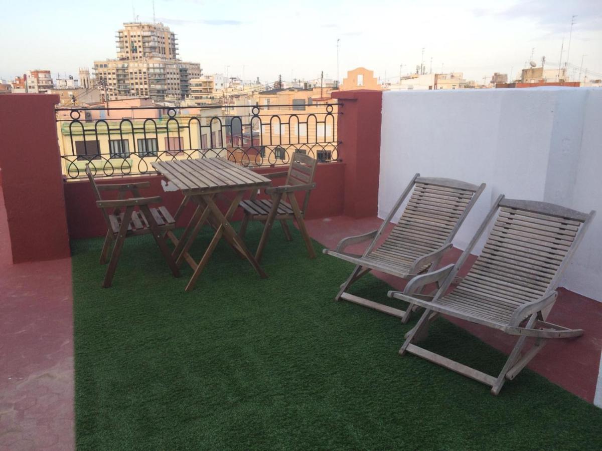 Cosy Apt Terrace In Downtown Appartement Valencia Buitenkant foto